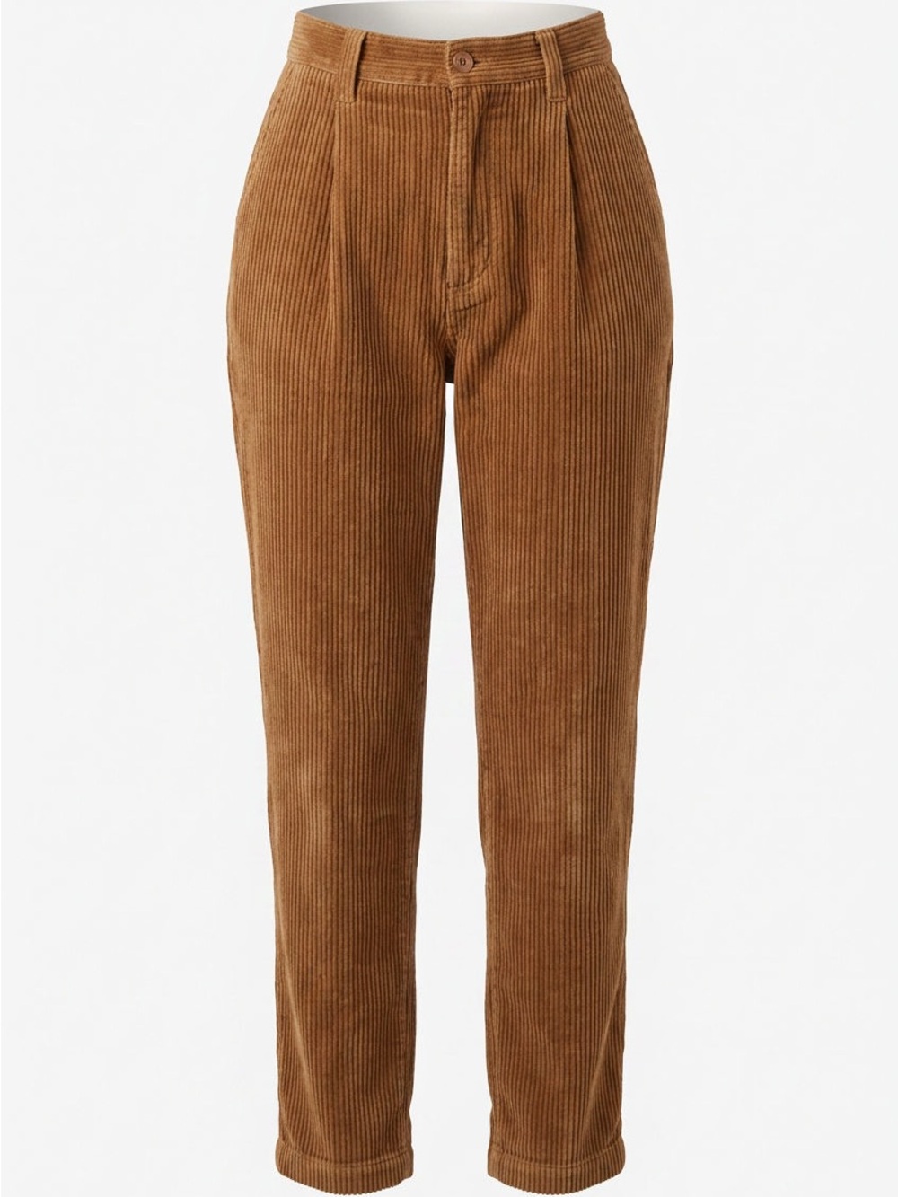 Eddie Bauer Women's Corduroy Straight-Leg Pants in Camel Brown